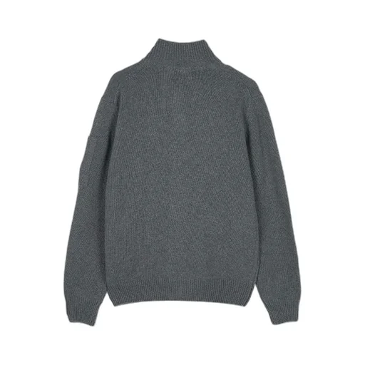 Button-Down Long-Sleeved Knitwear