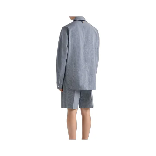 Givenchy Double Pleat Checked Bermuda Shorts