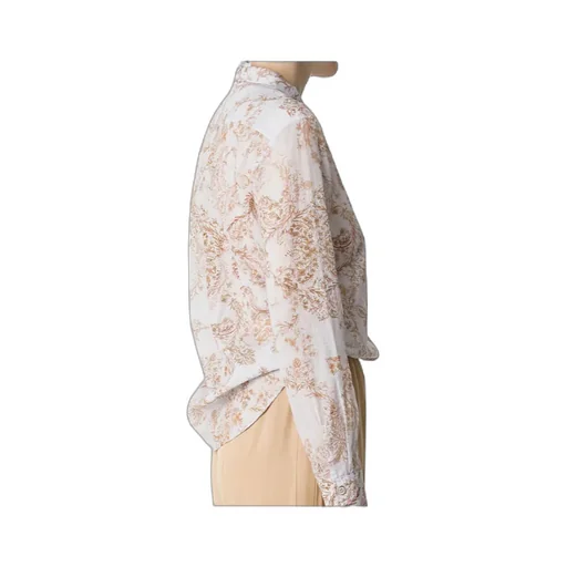 Regular—Fit Voile Shirt “Nontiscordardime”