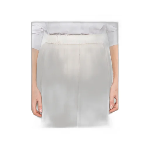 Elasticated-Waistband Maxi Skirt