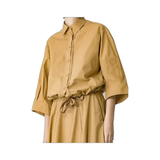 Half—Sleeve Poplin Shirt