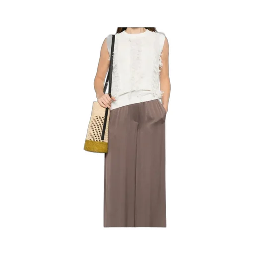 Knitted Sequin-Embellished Vest