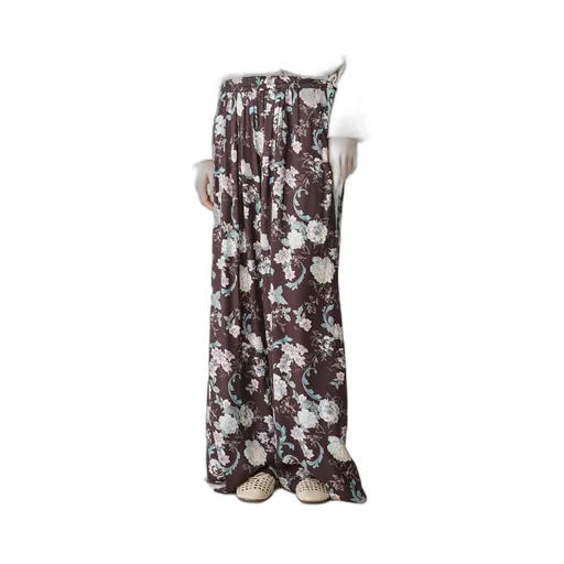 Jacquard Trousers “Peonia My Love”