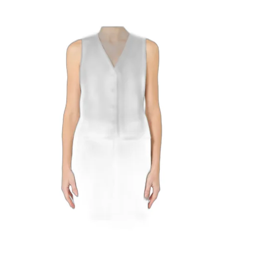Wool Crepe Vest