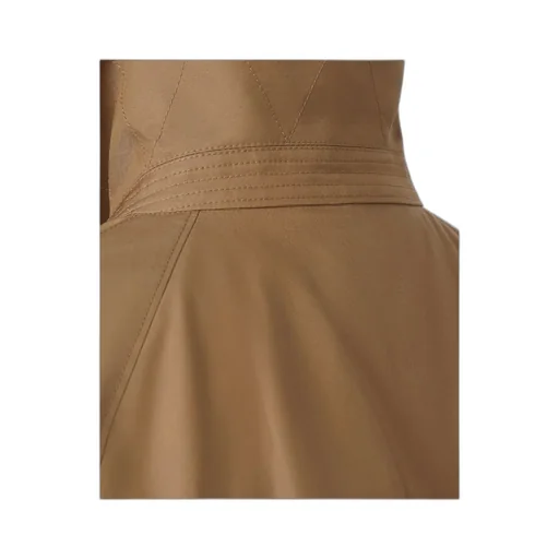 Short Twill Trench Coat