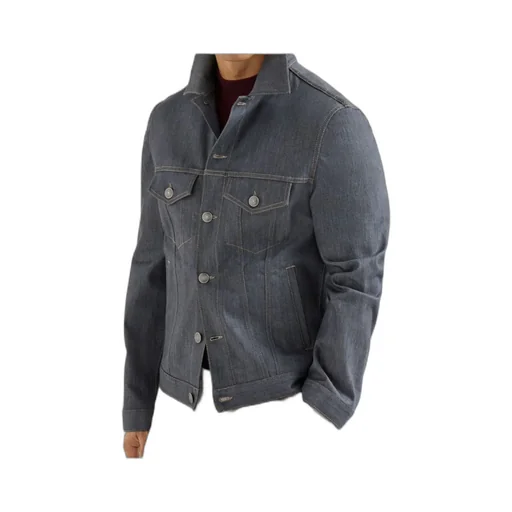 Chest-Pocket Denim Jacket