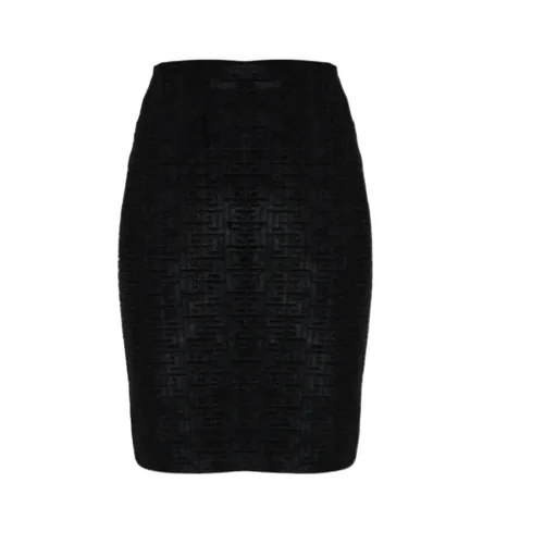 Balmain Monogrammed Skirt