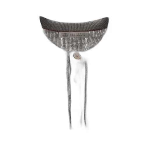 Ribbed-Collar Polo Shirt