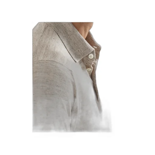 Brunello Cucinelli Short Sleeved Knitted Polo Shirt