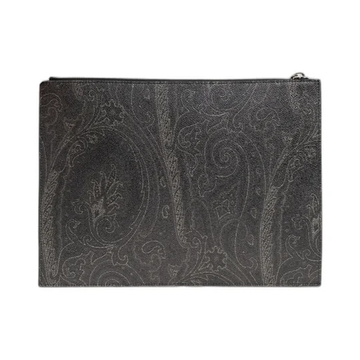 Etro Pegaso Embroidered Pouch Bag