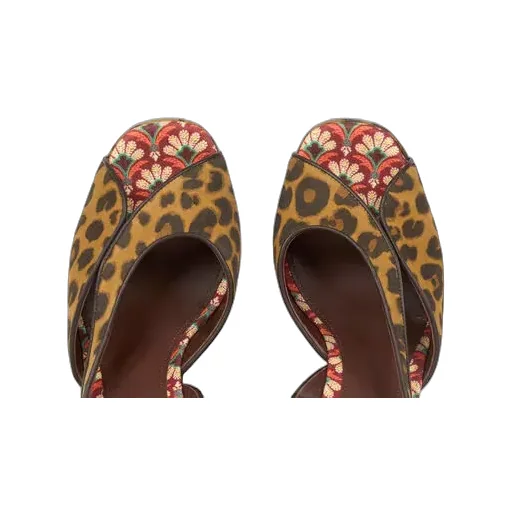 Etro Animal Motif Platform Sandals
