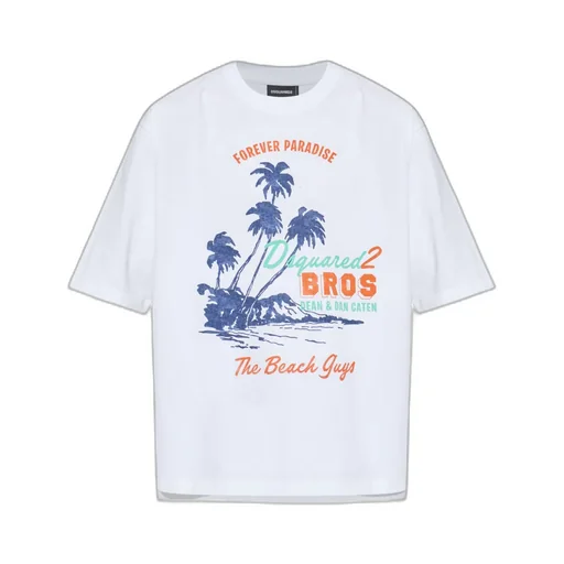 Dsquared2 Pattern-Printed Crewneck T-Shirt