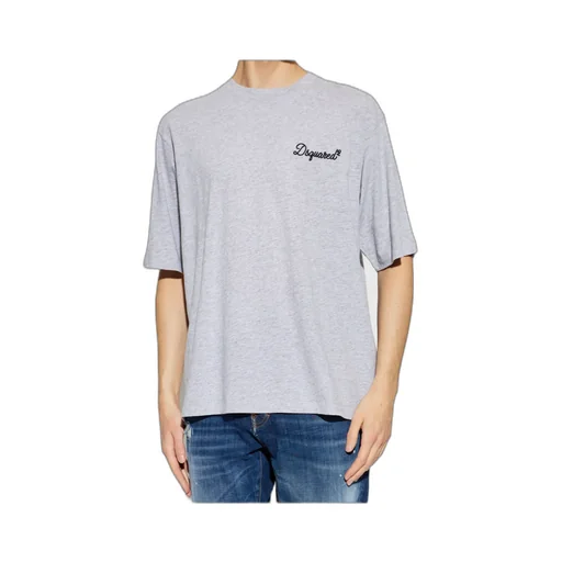 Dsquared2 Logo Embroidered Crewneck T-Shirt