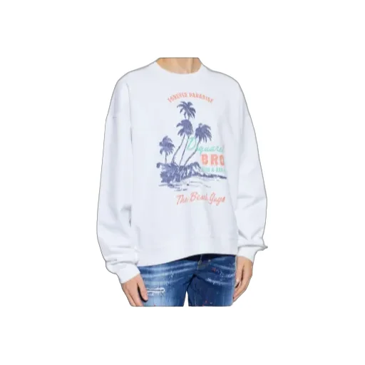 Dsquared2 Pattern-Printed Crewneck Sweatshirt