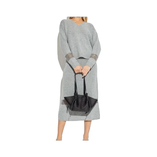 Fabiana Filippi Embellished V-Neck Jumper