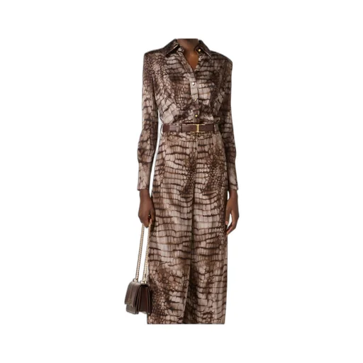 Elisabetta Franchi Printed Satin Shirt