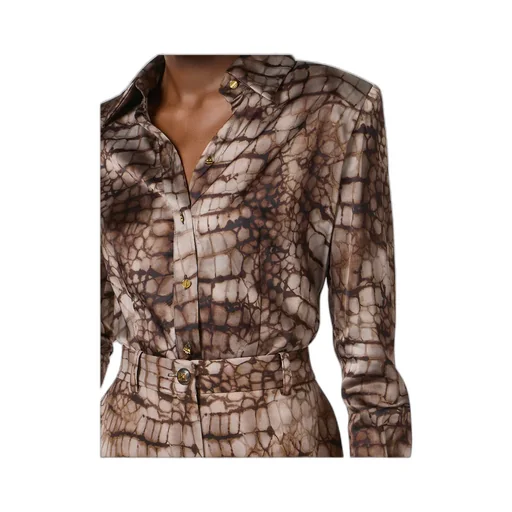 Elisabetta Franchi Printed Satin Shirt