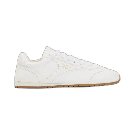 Prada Logo-Printed Lace-Up Sneakers