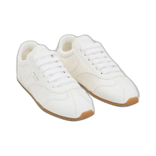 Prada Logo-Printed Lace-Up Sneakers