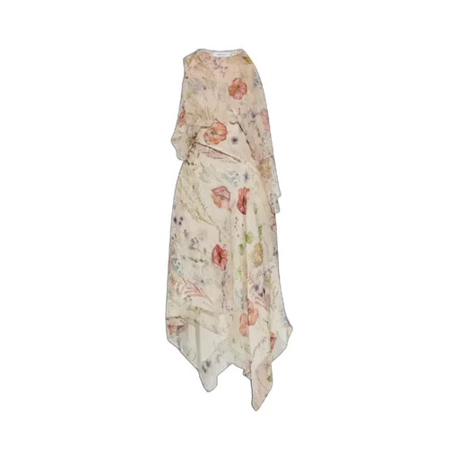 Alexander Mcqueen Floral Printed Sleeveless Dress