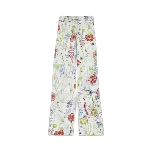 Floral-Print Trousers