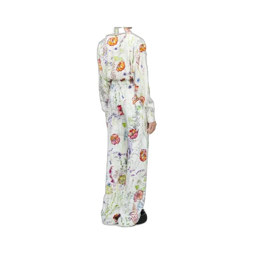 Floral-Print Trousers