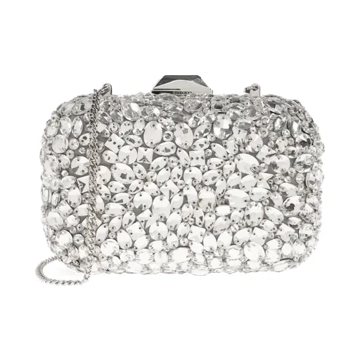 Jimmy Choo Embellished Cloud Chain Linked Clutch Bag