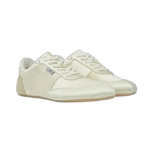 Mm6 Maison Margiela Logo Patch Lace-Up Sneakers
