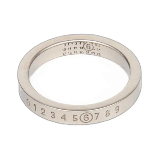 Mm6 Maison Margiela Numeric Engraved Ring