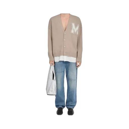 Mm6 Maison Margiela Two-In-One Knit Cardigan