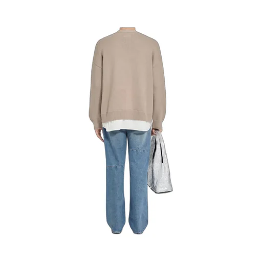 Mm6 Maison Margiela Two-In-One Knit Cardigan