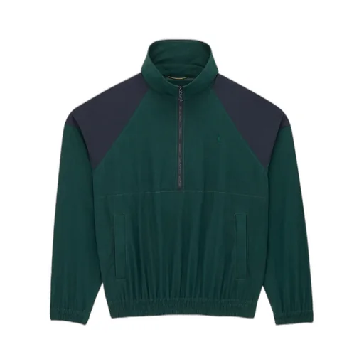 Cassandre Half-Zip Jacket In Cotton Canvas