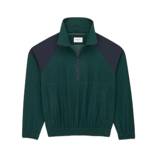 Cassandre Half-Zip Jacket In Cotton Canvas