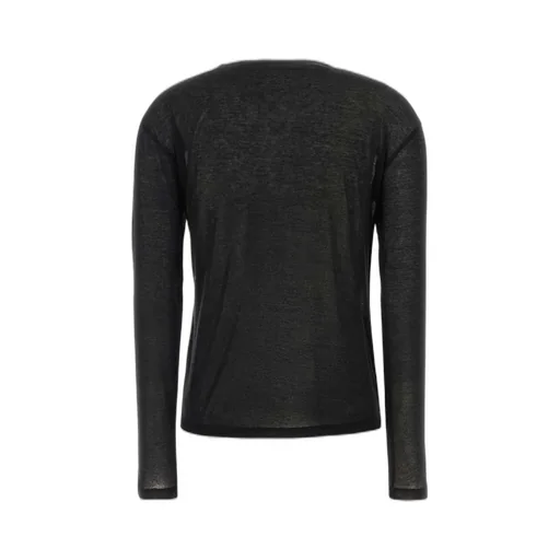 Miu Miu Logo-Patch Long-Sleeved T-Shirt
