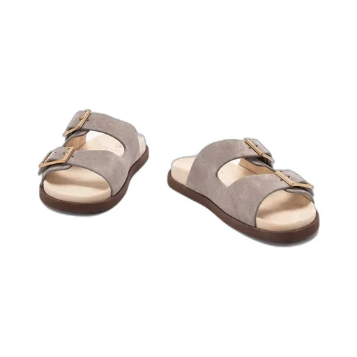 Brunello Cucinelli Double Buckled Strapped Sandals