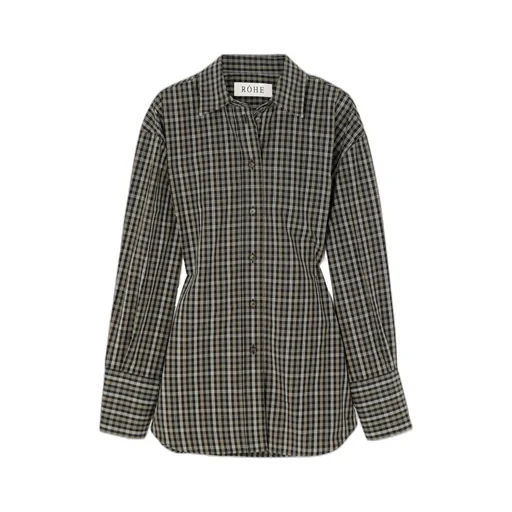 RÓHe Checked Buttoned Shirt