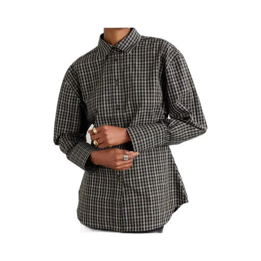 RÓHe Checked Buttoned Shirt