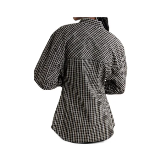 RÓHe Checked Buttoned Shirt