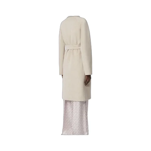 Cashmere Long-Sleeved Trench Coat