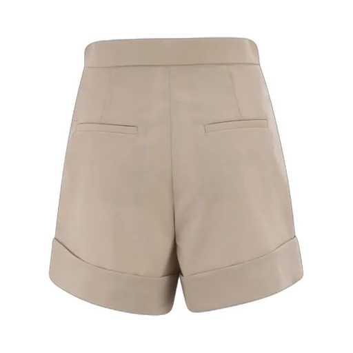 Wool, Mohair And Silk Canvas Shorts