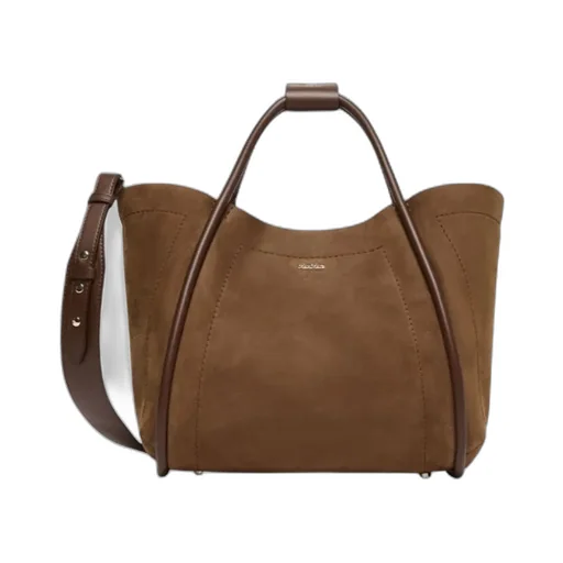 Small Nubuck Leather Marine Bag