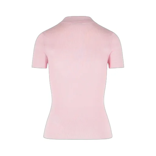 Ribbed Wool Polo Shirt