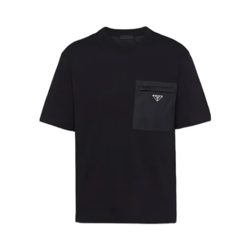 Re-Nylon And Jersey T-Shirt