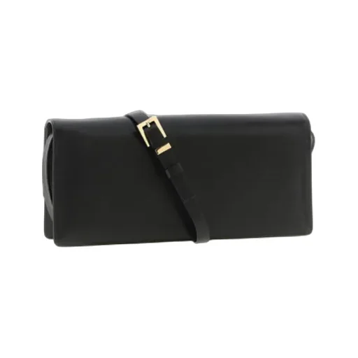 Tom Ford Supple Logo Buckled Shoulder Bag