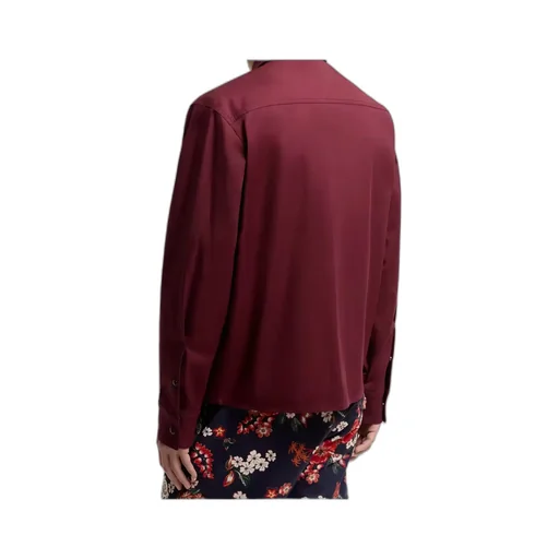 Cotton Blend Gabardine Shirt Jacket