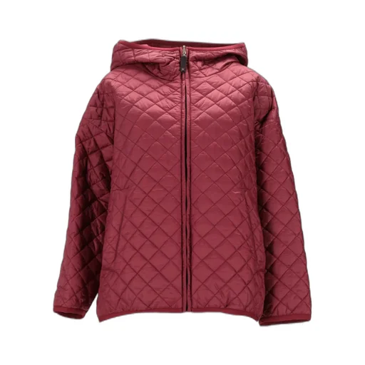 Quilted-Hooded Jacket