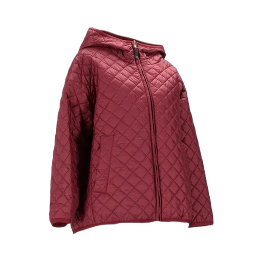 Quilted-Hooded Jacket