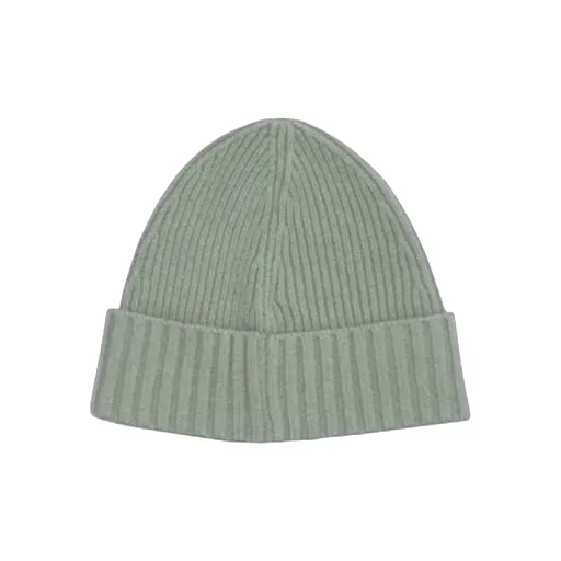 Stone Island Junior Logo Patch Ribbed Beanie
