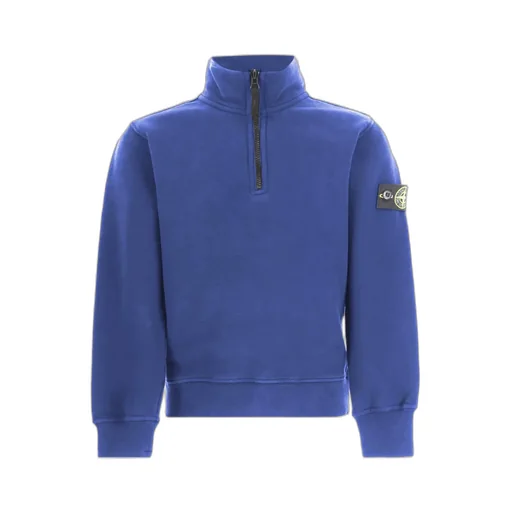 Half-Zip Logo-Badge Sweatshirt