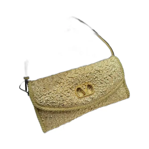 Valentino Garavani Devain Small Shoulder Bag In Cloqué Jacquard Fabric.